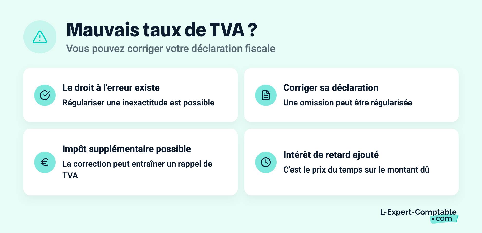 Mauvais taux de TVA ?